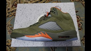 Air Jordan 5 Olive Review