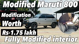 Modified Maruti 800 Cars In Punjab Formula Alloy Wheels 13 Inch Momo Steering Modified Club