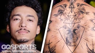 Nyjah Huston Breaks Down His Tattoos | GQ Sports