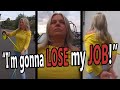 Body Cam DUI Arrest Of Drunk Woman Trying To Play It Off By Taking The Dog 4 a WALK 2 SEE What's Up