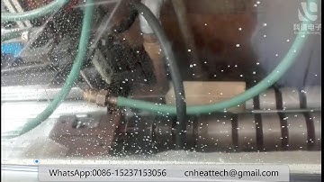 Piston Rod Hardening Tempering - Induction Heat Treating Machine.