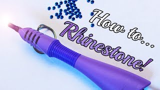 How To Apply Rhinestones Using Hotfix Applicator