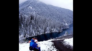 mountain lake Kolsay &amp; Kayindy in Almaty Kazakhstan