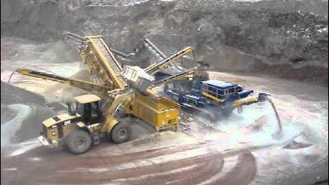 Extec S 7 Tracked Screen Triple Deck & Tracked Sandvik Cone Crusher High Speed Cone Crusher.MPG
