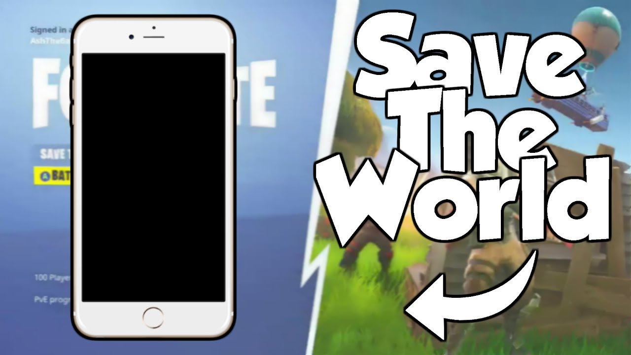 how to get fortnite save the world on mobile ios devices for free - fortnite save the world on phone