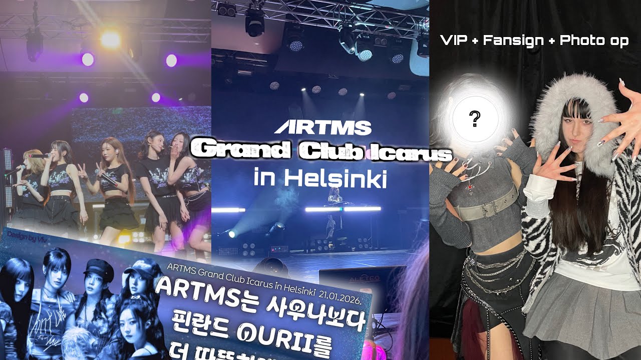 🪽ARTMS concert vlog as a VIP + add ons + merch unboxing ☆ || Grand Club Icarus in Helsinki, Finland