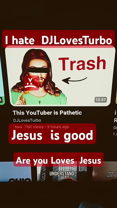 The YouTube is not fair and she hate  Jesus he Name  DJLovesTurbo   (part 2)