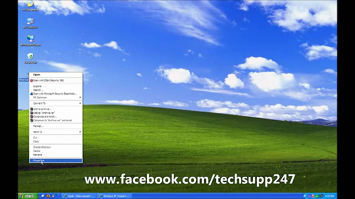 How to Create a Keyboard Shortcut for a Program in Windows XP