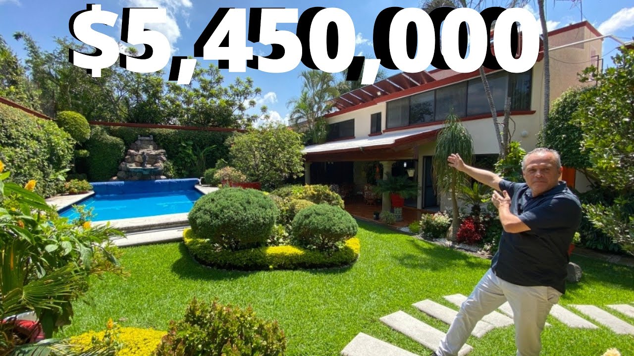 Asi es una casa de $5,450,000 en venta Lomas de Cuernavaca, Morelos