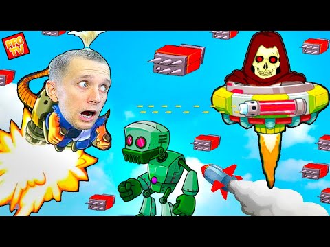 БОЙ на ВЫЖИВАНИЕ на ЛЕТУ в ИГРЕ JetPack 2 от FFGTV