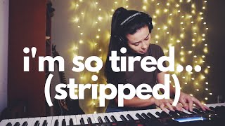 Lauv ft. Troye Sivan - i'm so tired (stripped piano accompaniment & sheets)