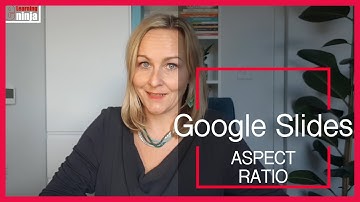 How to change Google Slides aspect ratio