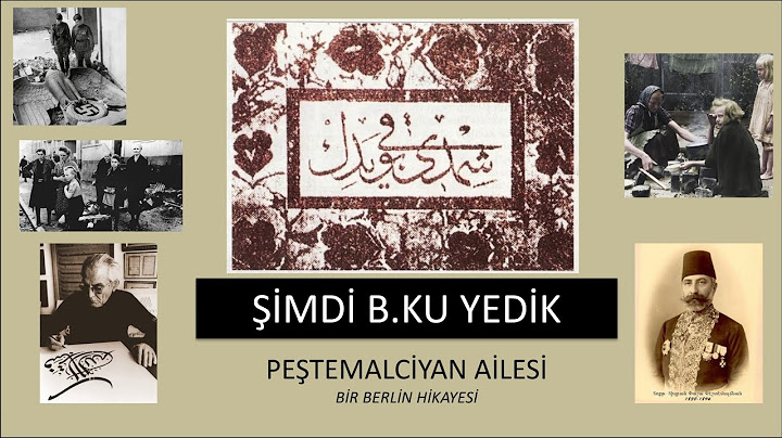 ''ŞİMDİ B.KU YEDİK'' BİR BERLİN HİKÂYESİ | PEŞTEMALCİYAN AİLESİ