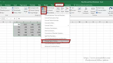 How To Find The Maximum / Minimum Absolute Values In Excel?
