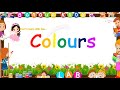 Learn Colours Name with Spelling | Colors Names for Kids | Colours for Children l Bandu's KIDS LAB