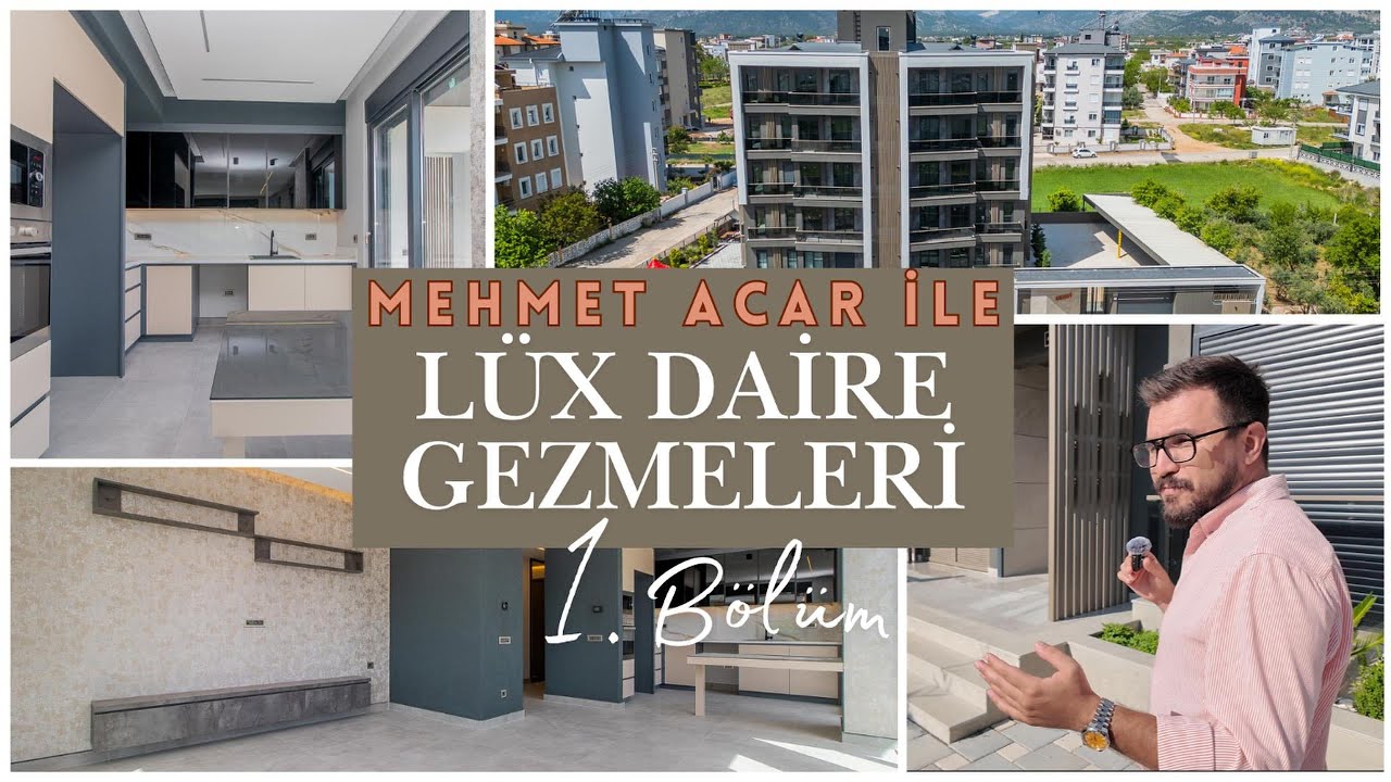 ANTALYA'DA LÜKS DAİRELER! - (EV TURU)