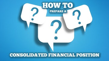 ACCOUNTING - HOW TO complete consolidated statements of financial position - AAT ACCA CIMA ACA