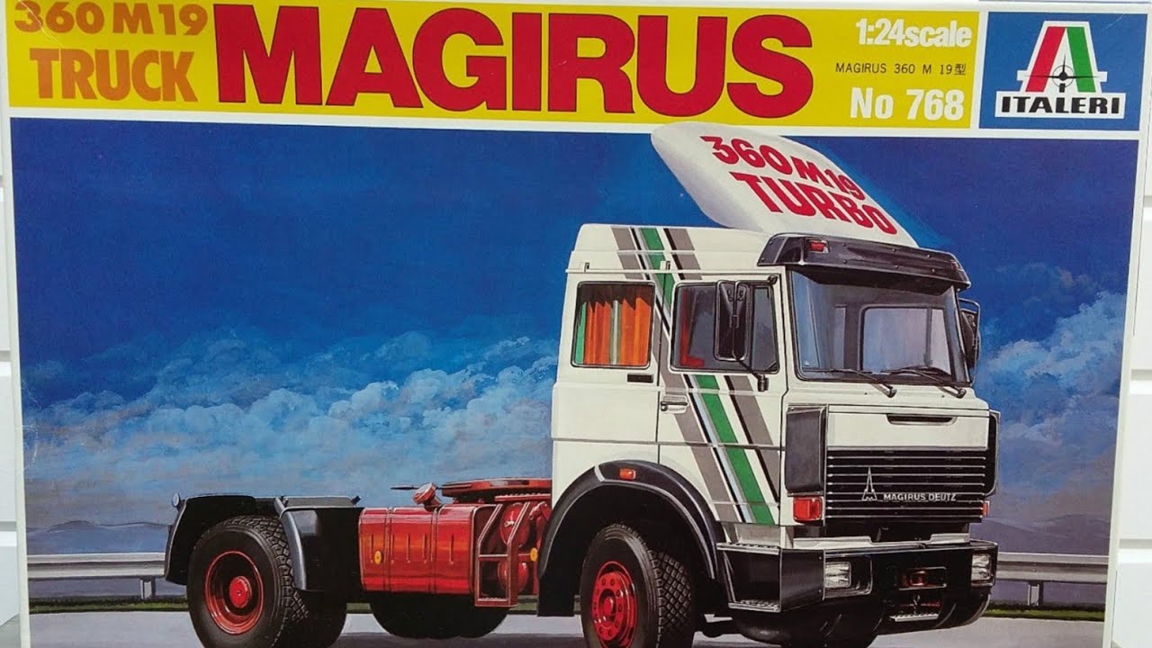 Italeri 768  360m19 magirus truck  building 1/24 #italeri 