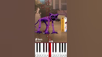 Scary Scanner: DogDay x CatNap (@fash) Poppy Playtime 3 Animation - Octave Piano Tutorial