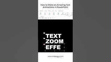 How to Make an Amazing Text Animations in PowerPoint #slideegg