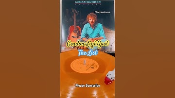 Thumbnail of GORDON LIGHTFOOT The List gold vinyl #fridaymusic #gordonlightfoot #new #music #guitar #rock