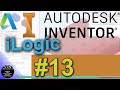 13 AUTODESK INVENTOR ilogic Tutorial  ( InputBox Function )