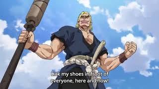 Dr.Stone - kinro vs magma