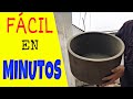 ✅COMO hacer MACETAS de CEMENTO GRANDES PASO a PASO/FACIL/ vaso de cimento/DIY /Craft/CEMENT POT