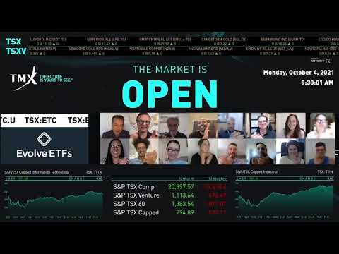 TMX Group celebrates
Evolve ETFs
first Canadian multi-cryptocurrency ETF
(TSX:ETC / ETC.U)