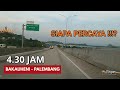 Berapa jam perjalanan lampung ke palembang lewat tol....?