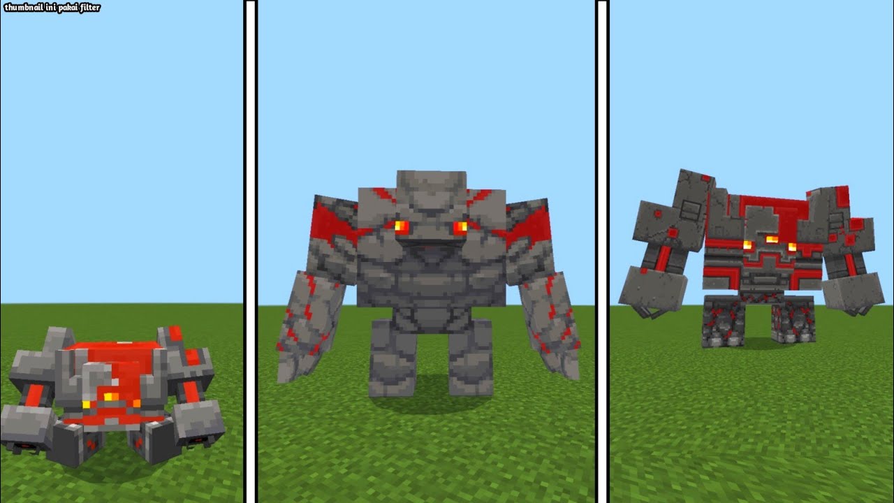New Redstone Monstrosity Addon Minecraft PE