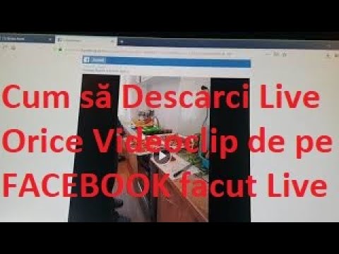 Cum să Descarci orice Videoclip de pe FACEBOOK Video in Laptop/Telefon/PC
