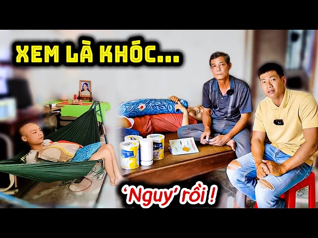 🔴 ‘NGUY QUÁ!’: THĂM NGƯỜI CHA NUÔI 2 CON UNG THƯ MÀ KHÔNG CẦM ĐƯỢC NƯỚC MẮT….