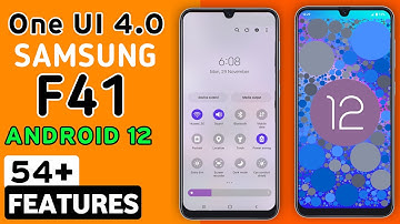 Samsung Galaxy F41 Official One Ui 4.1 Android 12 Update Features | 54+ Hidden Features #F41