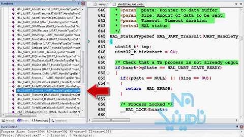 راه اندازی سریال STM32
