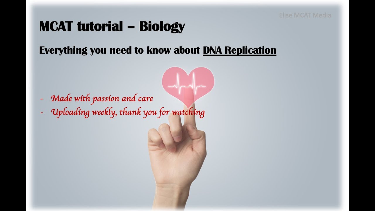 MCAT DNA ReplicationAll EnzymesLeading VS Lagging StrandsWhy