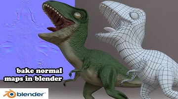 Blender Tutorial How to Bake a Normal Map