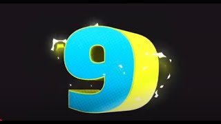 Countdown 9 From 0: Bounce Scale 3d Numbers⚡- Countdown con numeri da 9 a 0 Wealth
