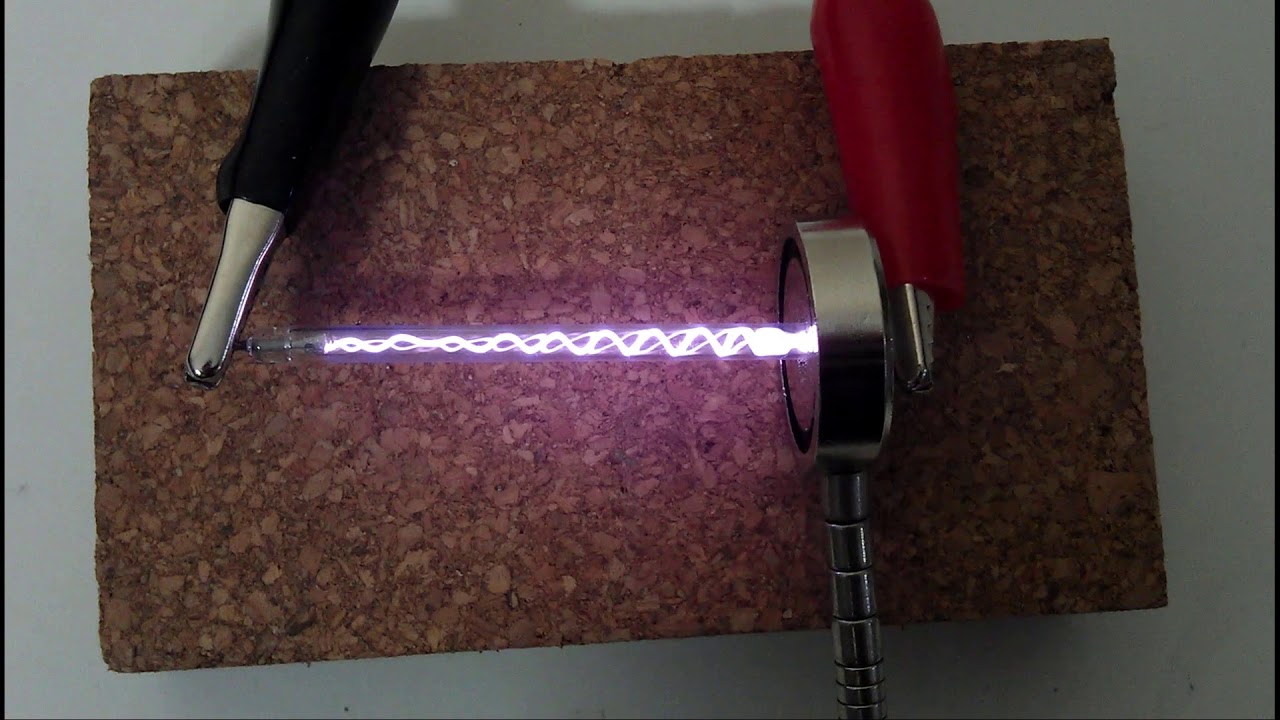 Helical Plasma Vortex High Voltage Neodymium Xenon Flash Tube