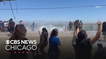 Protesters clash with agents at ICE raid on Southern California cannabis farm