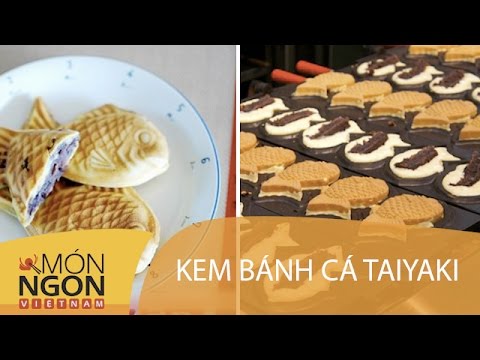 Dạy cách làm kem bánh cá Taiyaki | Món Ngon Việt Nam | Foci