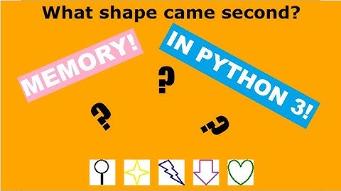 How to Code a Memory Game in Python 3!