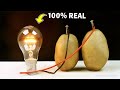 How to make free energy with potato  mobile charging with a potato  free energy with potato