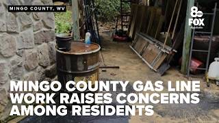 Ongoing gas line work has Mingo County residents on edge