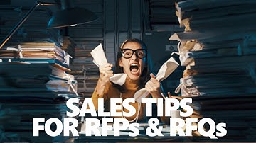 Sales Tips for RFPs