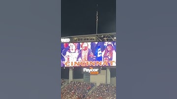 Thumbnail of Touchdown Who Dey Chant! | Monday Night Football @buffalobills at @Bengals @NFL Week 17, 2023