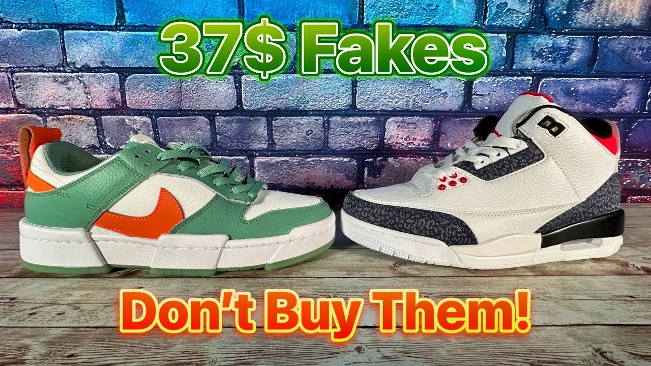 Fake Shoes From DHGate Again Dunk Low's & Jordan 3's (2023) 