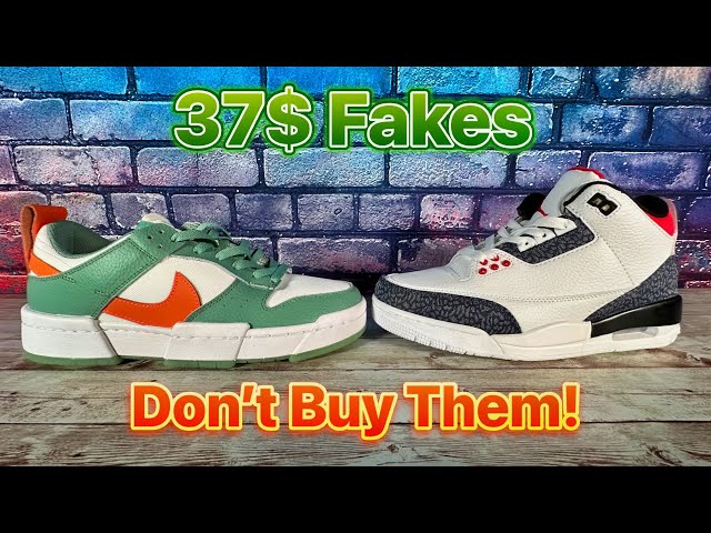 Fake Shoes From DHGate Again Dunk Low's & Jordan 3's (2023