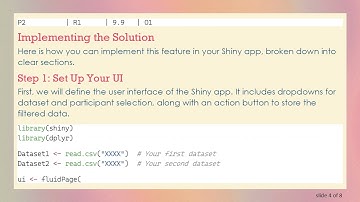 How to store filtered data in a Shiny app for future analysis