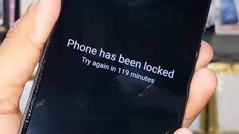 Phone has been locked how to unlock Mi Note 4 Redmi note 3 pattern lock